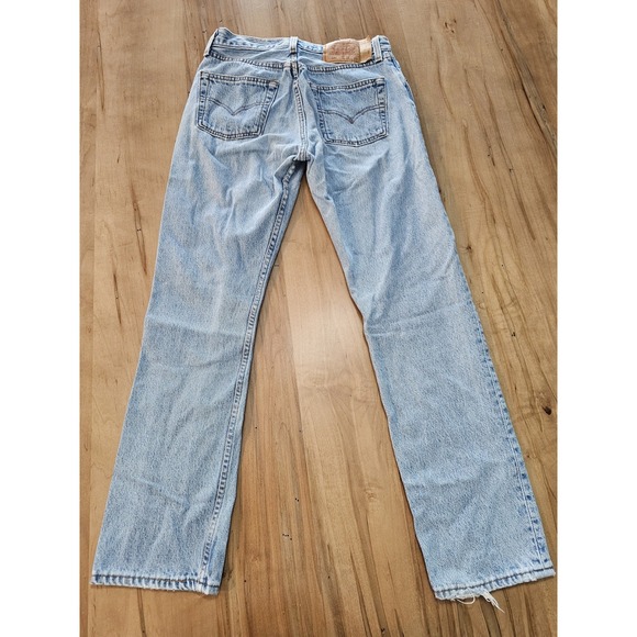 Vintage 90s Levi's Made in USA 501 XX Red Tab High Waisted Jeans Women's 28x30 - Picture 11 of 16